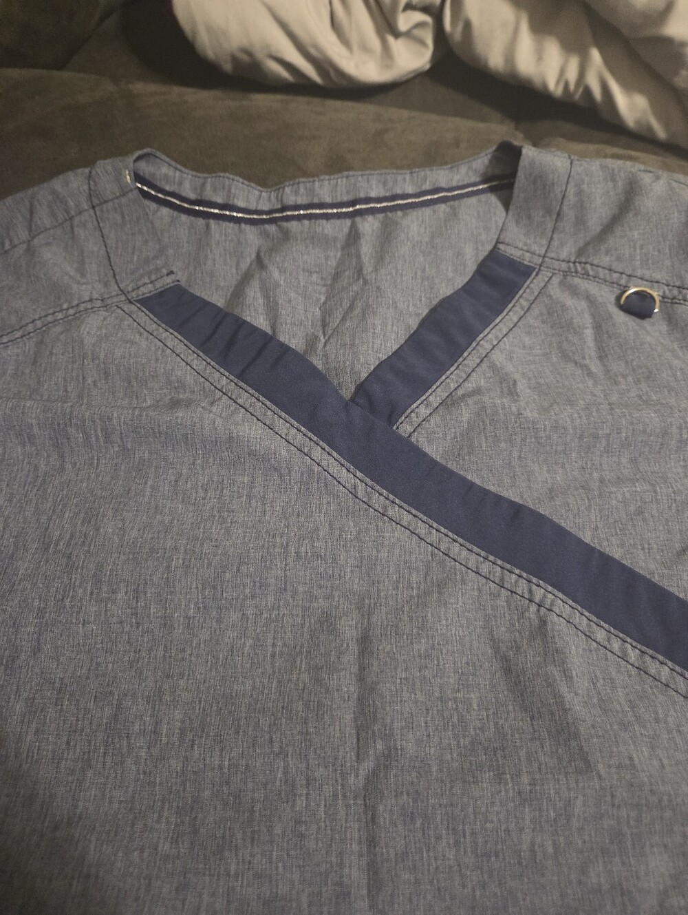 Womens Scrub Top Classic Sz 2x